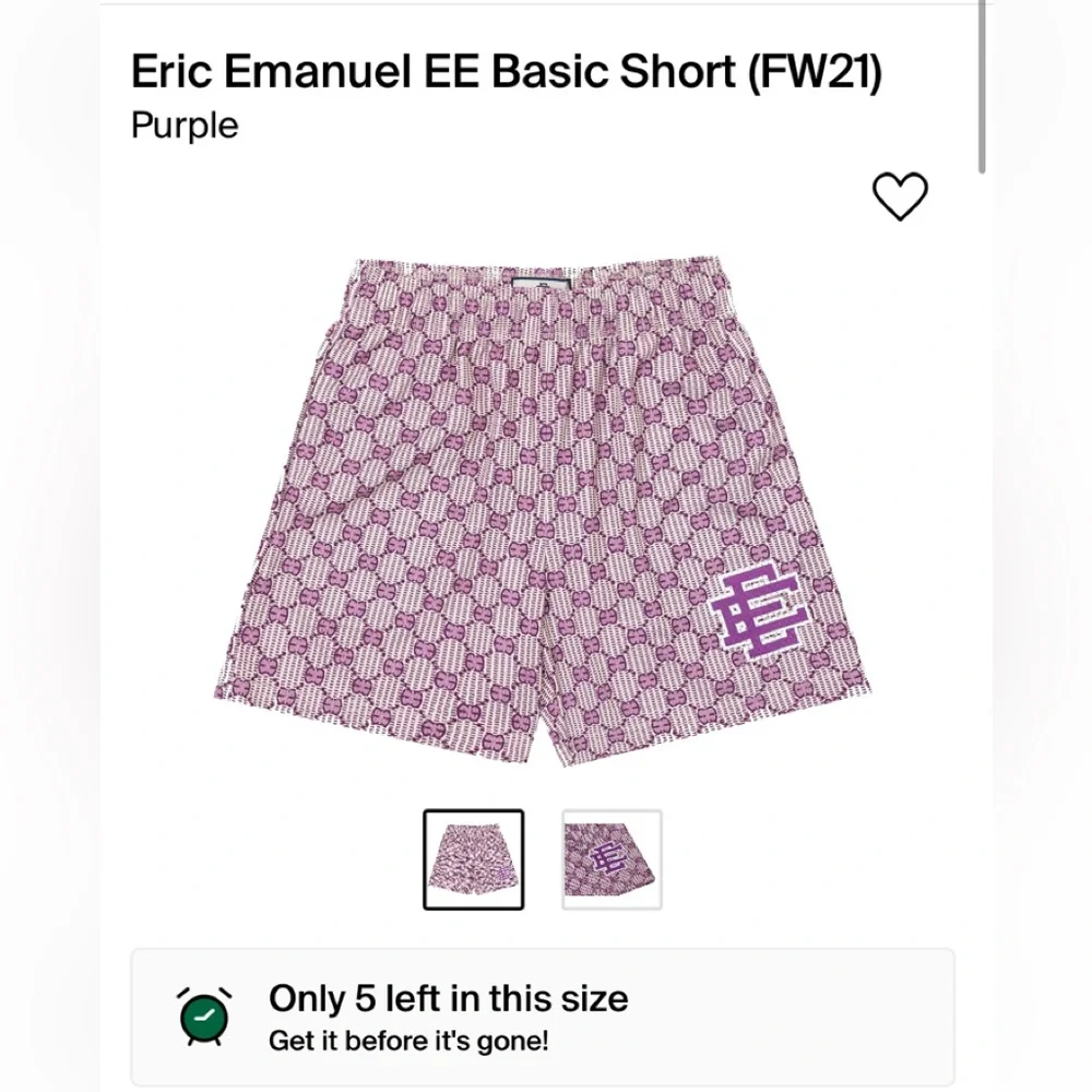 Eric Emanuel Basic Shorts 🩳 - Picture 4 of 4